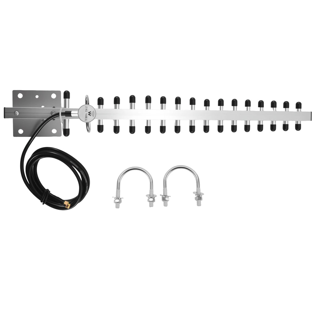 2.4Ghz Wifi Antenna 25Dbi Rp Sma Outdoor Wireless Yagi Antenna Directional Booster Amplifier Modem Cable Highly Recommended