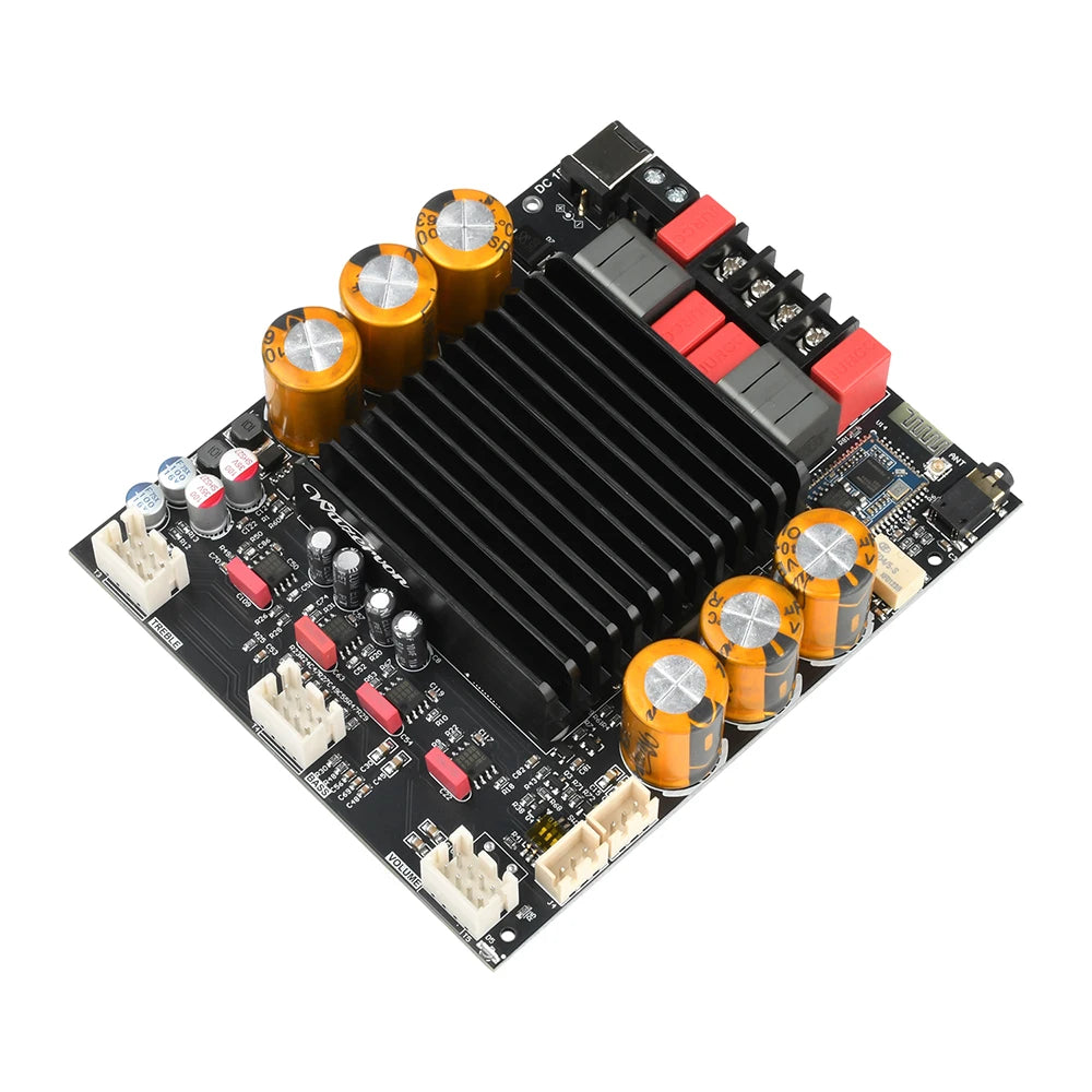 DC 18-50V 3002T PRO Bluetooth Amplifier Board Qualcomm QCC3034 2.0 Channel APTX Lossless 300W+300W TPA3255