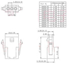 10/20/50sets 3.0 mm Micro-Fit 3.0 Connector Single Row Receptacle Housing 2 Pin 3 4 5 6 Circuit Plug House Terminal 43640 43645