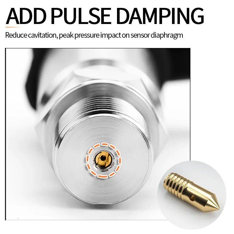RS485 0-10V 0-5V 4-20mA Pressure Transmitter 0-400bar 0-600bar Pressure Sensor Transducer NPT1/4 Air Water Pressure Transmitter