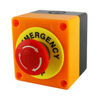 dailyWaterproof Emergency Stop Push Button Box 10A Safety Power Off  for Factory Automation and Equipment Protection