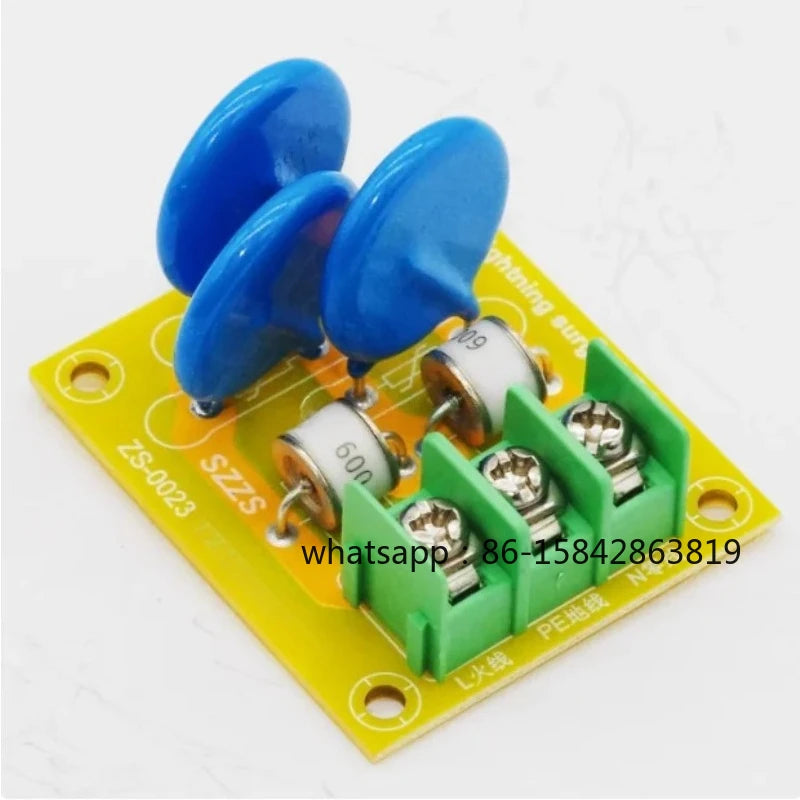 AC Power Surge Protector with Gas Discharge Tube & Varistor for Lightning & Overvoltage Protection - Size 48x38x28mm 1PC