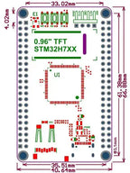 WeAct STM32H743 STM32H743VIT6  STM32H7 STM32 Demo Board Core Board