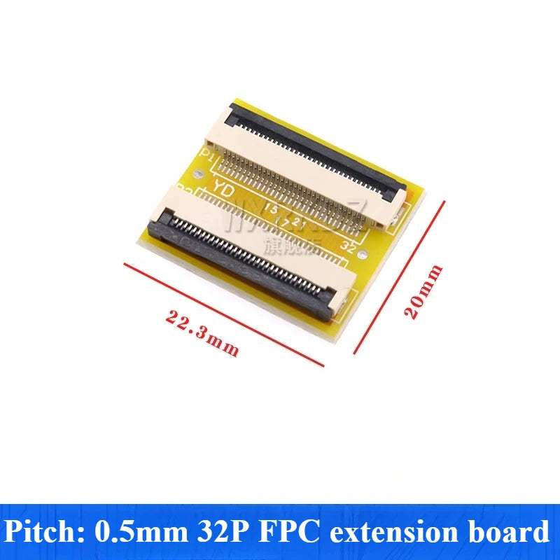 1Pcs FPC FFC Flexible Flat Cable Extension Board/Terminal Board Adapter 1.0mm Spacing 4 5 6 8 10 12 14 15 16 22~60 Pin Connector