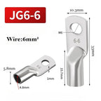 JG Copper Terminal Crimp Terminal Ring Lug Tin Plated Terminal For Connection Electric Cable Power M6 M8 M10 M12 Solid Connector