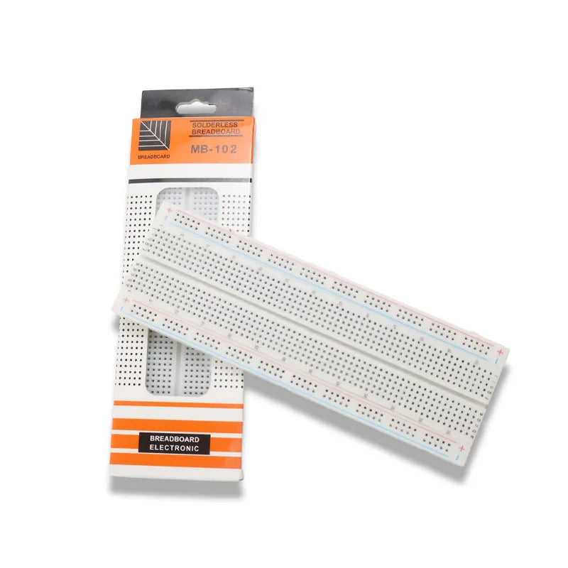 MB102 Breadboard Kit 400/830 Points Solderless PCB Bread Board Jumper Wires Cable Board Dupont Wire for Arduino Kit DIY