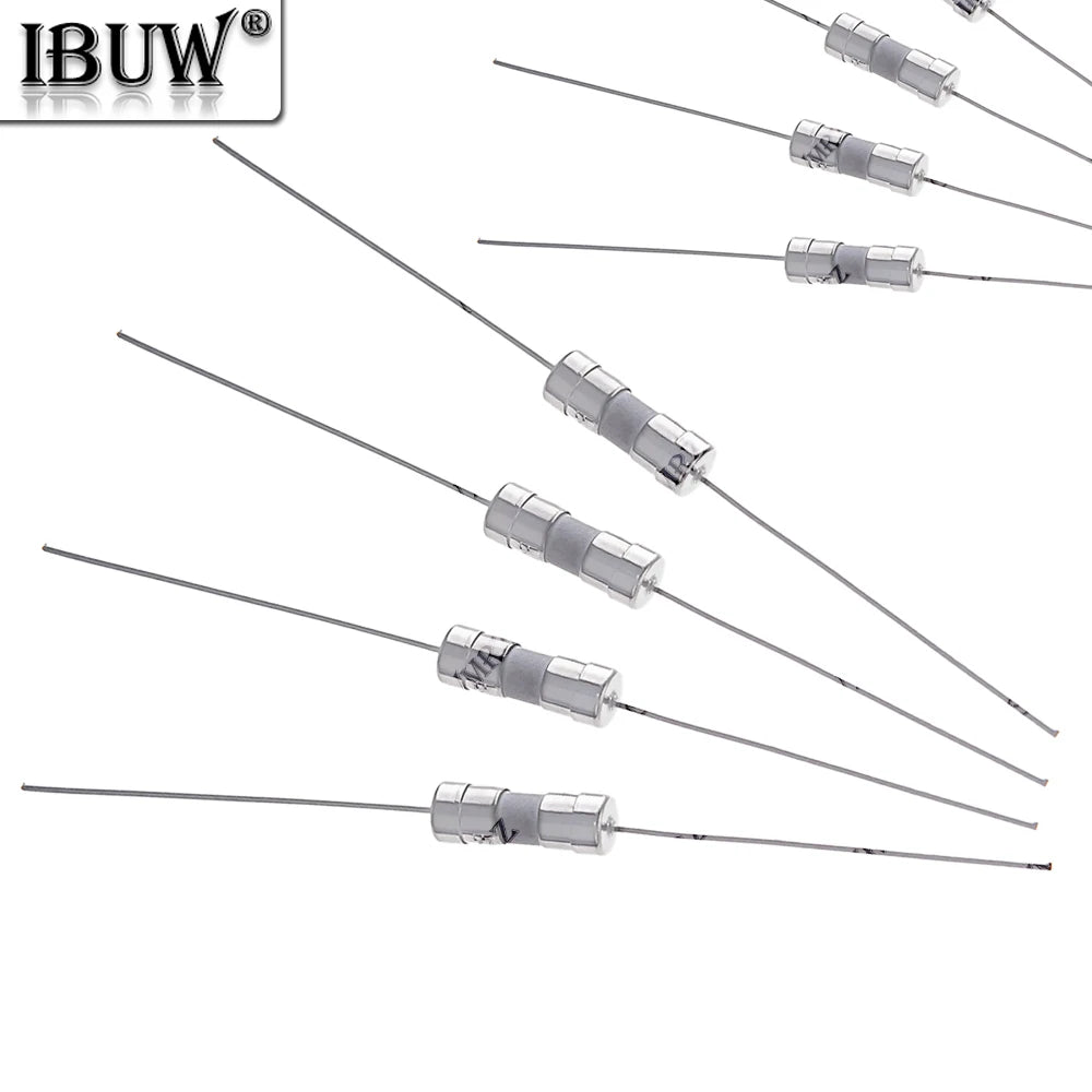 10PCS 3.6X10MM Quick Break 3.6*10 0.5A 3A 3.15A 4A 10A 15A 250V Lead Wire Slow Blow Ceramic Fuse Tube 5A 6.3A 8A 1A 1.5A 2A