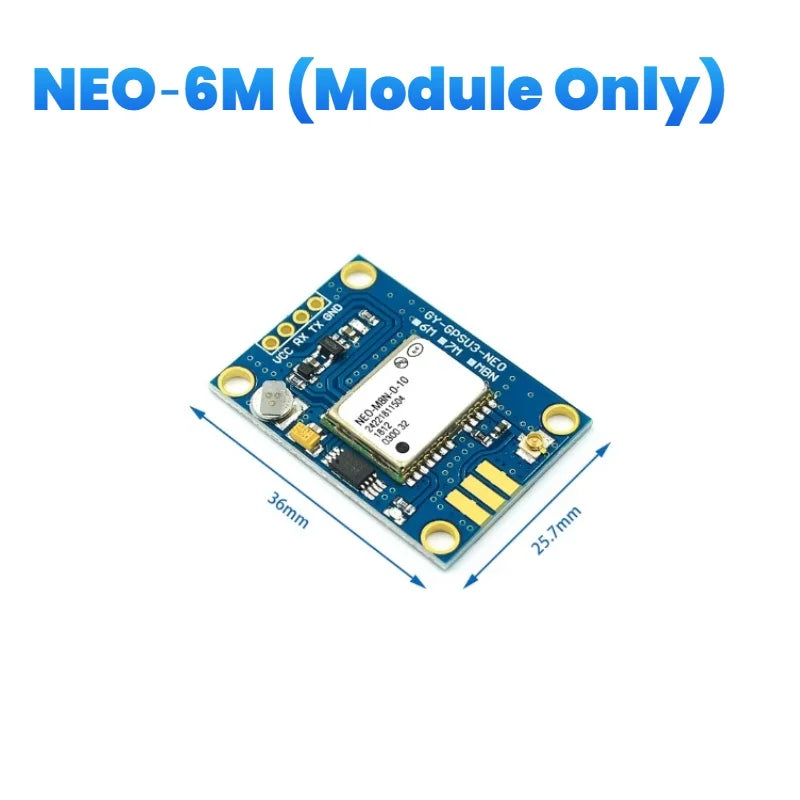 GY‑NEO‑6M/7M/8M V2 GPS Module With Antenna EEPROM MWC APM2.5 Flight Control GPS Positioning Module