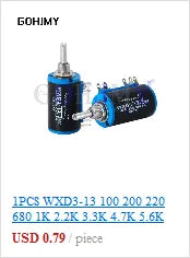 LA42DWQ-22 1K 2K 5K 10K 20K 50K 100K 200K 22mm Diameter Pots Rotary Potentiometer Converter Governor Inverter Resistance Switch