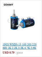 LA42DWQ-22 1K 2K 5K 10K 20K 50K 100K 200K 22mm Diameter Pots Rotary Potentiometer Converter Governor Inverter Resistance Switch
