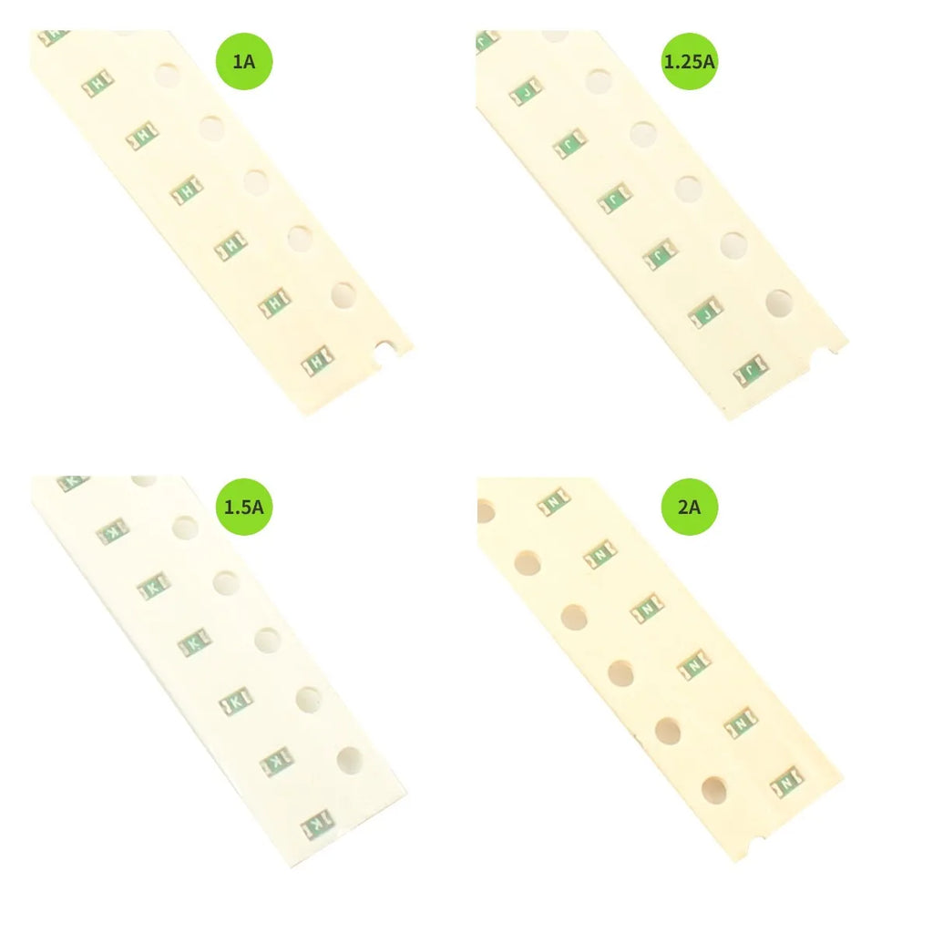 10pcs LF 0603 Fuse SMD 0.25A 0.375A 0.5A 0.75A 1A 1.25A 1.5A 2A 2.5A 3A 3.5A 32V 467 Very Fast Acting Code D E F G H K J N O P R