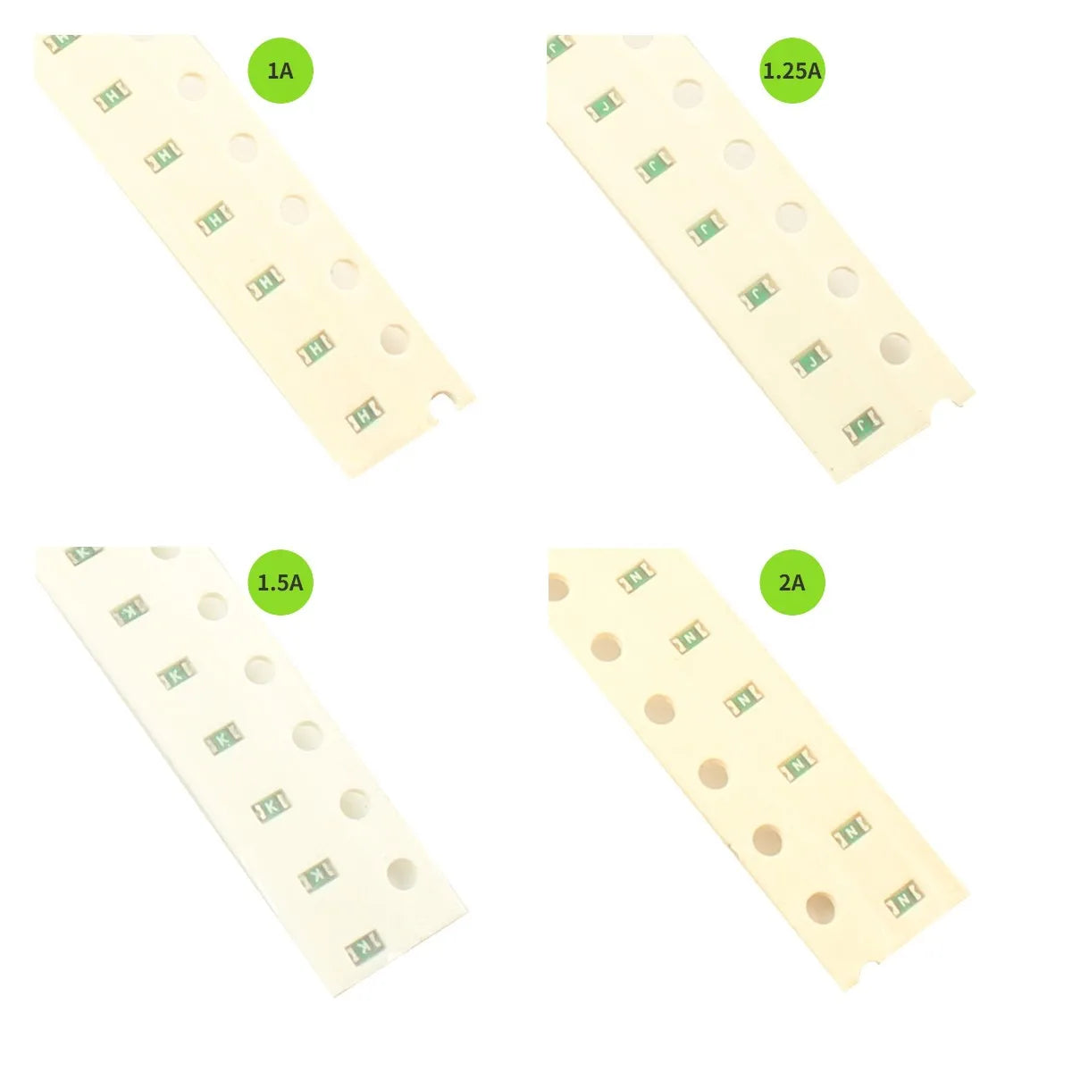 10pcs LF 0603 Fuse SMD 0.25A 0.375A 0.5A 0.75A 1A 1.25A 1.5A 2A 2.5A 3A 3.5A 32V 467 Very Fast Acting Code D E F G H K J N O P R