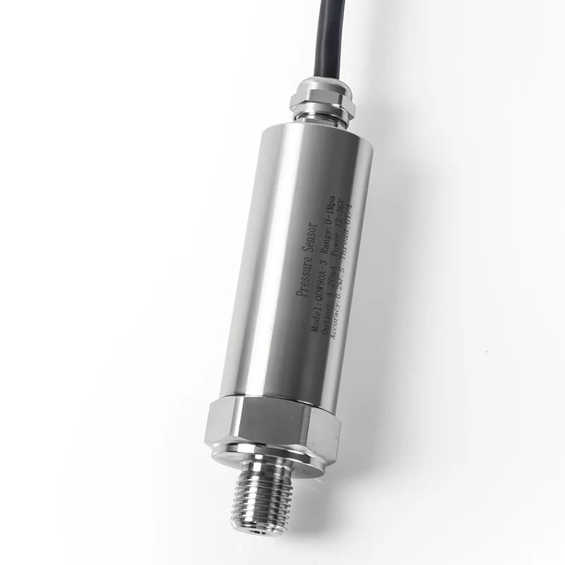 NPT1/4 Pressure Sensor 4-20mA 0-10V 0-600bar Direct Lead Pressure Treansducer IP67 Direct Lead Pressure Transmitter 100bar 50bar
