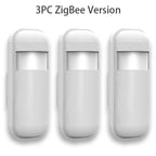 PGST Tuya ZigBee 433MHz Smart Life Home Security Protection PIR Infrared Motion Sensor Detector For House Alarm Security System