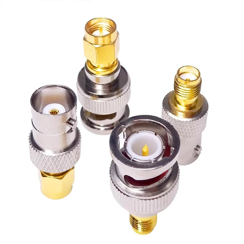 BNC to SMA Connectors SMA BNC Adapter Male to Female for Antenna/Extension Cable SMA to BNC RF Connector