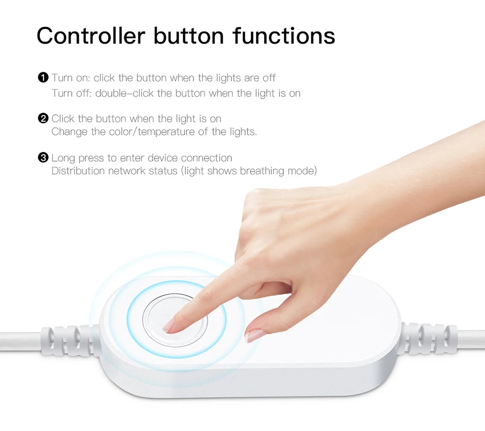 DC12V-24V Zigbee 3.0 WiFi LED Strip Light Controller CCT RGB Single Color For Led Strip Alexa Google Assistant Smartthings