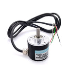 38S6G5-B-G24N Rotary Incremental Encoder AB 2 Phase Connection 50/100/200/360P/R 5-24V Solid Shaft DC Open Collector Output NPN