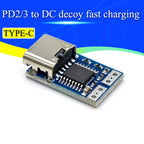 Javino Type-C PD decoy module PD2.0 PD3.0 to DC DC trigger extension cable QC4 charger 9V 12V 15V 20V Fast Quick Charger PDC004