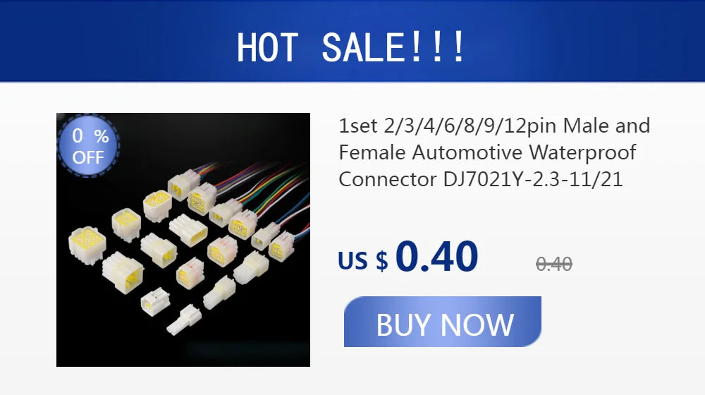 Deutsch Waterproof Connector with Fixed Flange Plug DT04-2P-L012 DT04-4P-L012 DT04-6P-L012 DT04-8P-L012 DT04-12P-L012 DT06-2S