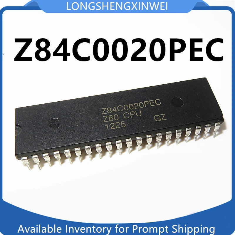 1PCS Z84C0020PEC Z84C0020 Microprocessor Chip Z80 CPU Direct Insertion DIP-40