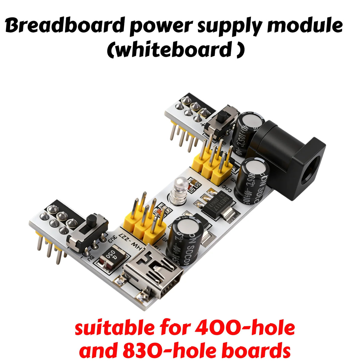 Mb-102 Mb102 Breadboard 400 830 Point Solderless Pcb Bread Board Test Develop Dupont Line Diy For Arduino Laboratory Syb-830
