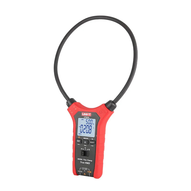UNI-T UT281D Flexible Rogowski Coil Clamp Meter True RMS High Precision Max 6000A AC Current Measuring Instrument