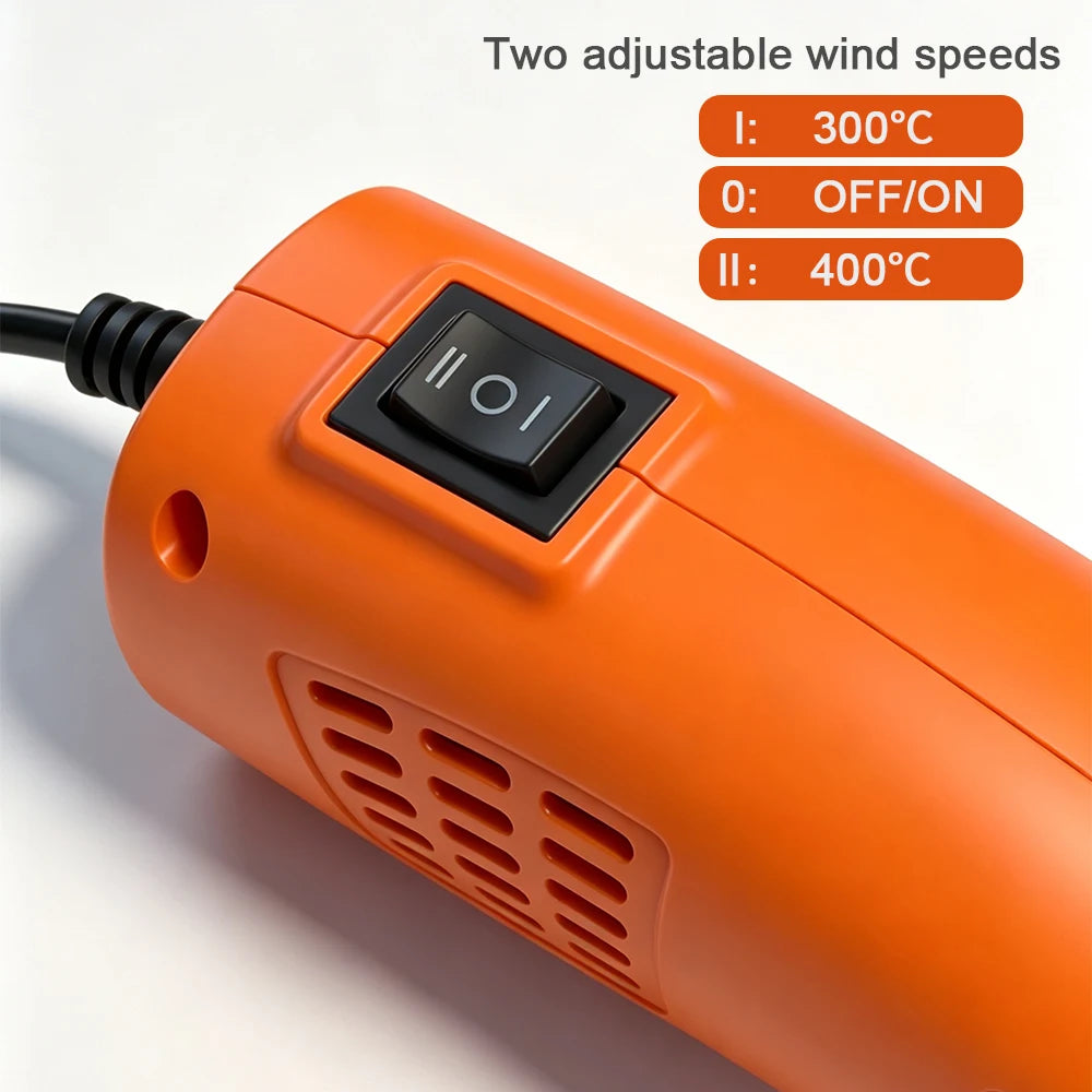 300W Hot Air Gun DIY Soldering Temperature Blower Gun Electric Power Hot Dryer Mini Heat Gun For Crafts Shrink Tubing Wrap