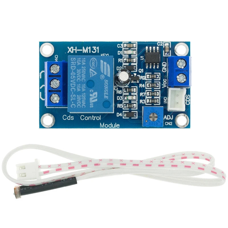 XH-M131 DC 5V 12V 24V 10A Light Control Switch Photoresistor Relay Module Detection Sensor brightness Automatic Control YANXD