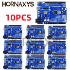 1-10 Uds/alta Calidad UNO R3 (CH340G) MEGA328P Para Arduino UNO R3 + CABLE USB ATMEGA328P-AU Placa De Desarrollo 16Mhz TYPE-C