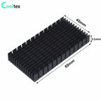 Aluminum Heatsink Radiator Heat sink for Electronic RAM Chip LED SSD Cooling With Thermal Conductive Tape