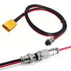 XT90 to GX16 Model Aircraft Connector GX16 2/3 Pin Male To Female Electric Vehicle Power Cord XT90 Battery Charging Output Cable