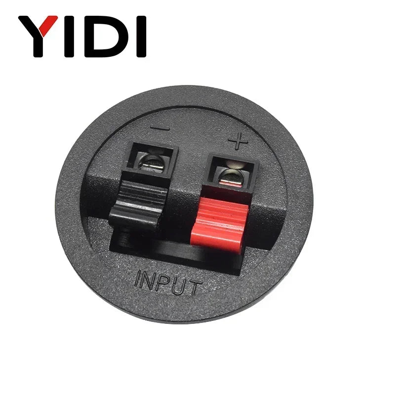 2pcs 6pcs 10pcs 2 3 4 Positions Connector Terminal Push In Jack Load Spring 4 Poles Audio Speaker Terminals Plug Socket Clip