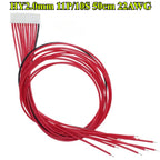 2P-18P BMS Balance Cable HY2.0mm Lithium Battery Protection Board Connection Wire PIN 1S~17S with Lock Buckle Cable 22AWG 50cm