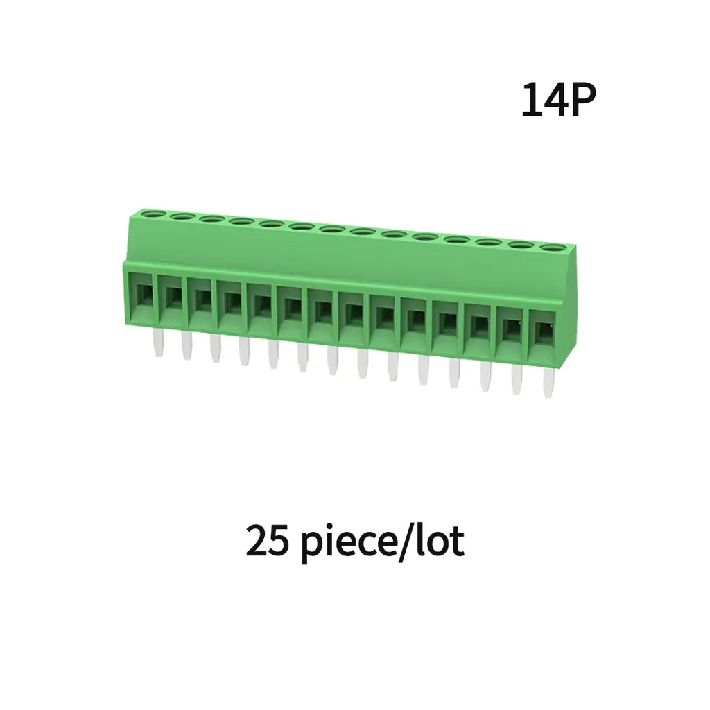25PCS/50PCS 2.54mm rising clamp kf128-2.54 pcb screw terminal block DG308-2.54mm MPT0.5/-2.54 EK254V