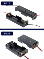 2pcs 1X 2X 3X 4X AAA Power Battery Storage Case Container Socket DIY 1.5V-6.0V Serial Connect Rohs ABS wt Lead Switch Cover