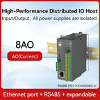 RS485 RJ45 DI/DO/AO/AI Distributed Remote IO Module CDEBYTE M31-U Series Modbus NEW Version Support PNP NPN DIP Free Splicing