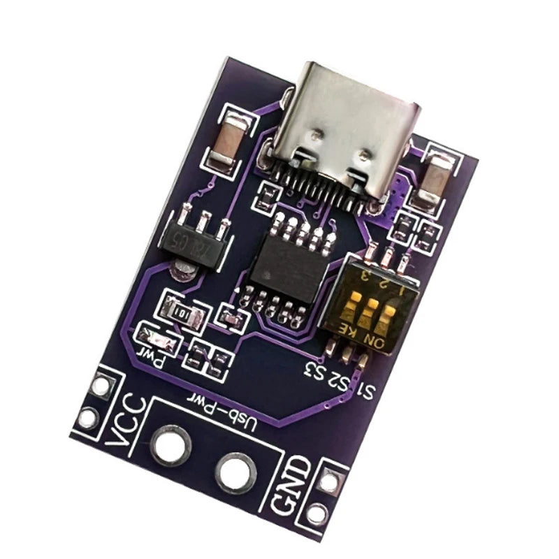 PD QC AFC Trigger Module 5V 9V 12V 15V 20V Fixed Voltage Output Fast Charging Tester for Power Bank USB-C Fast Charge