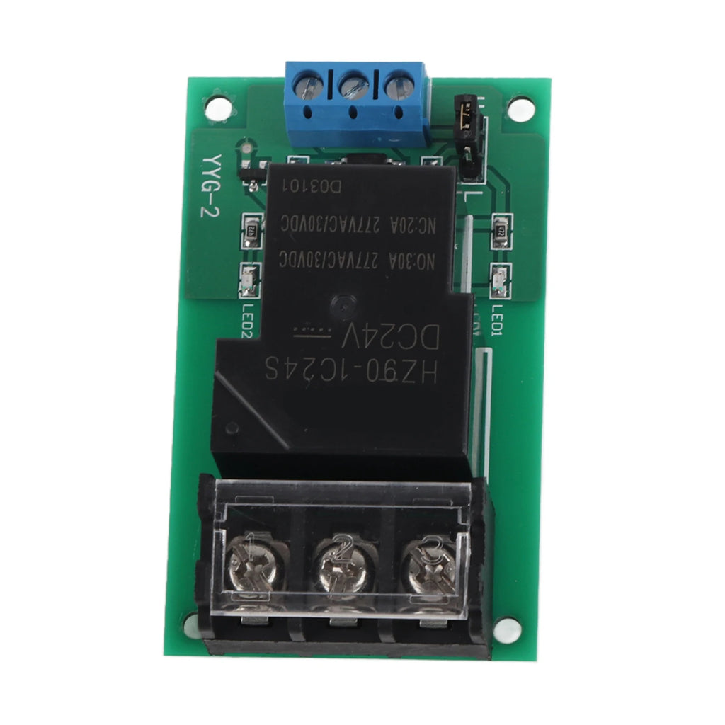 30A YYG-2 DC 5V/12V/24V Relay Module High Power One Way High/Low Level Trigger Optocoupler Isolation Relay Module