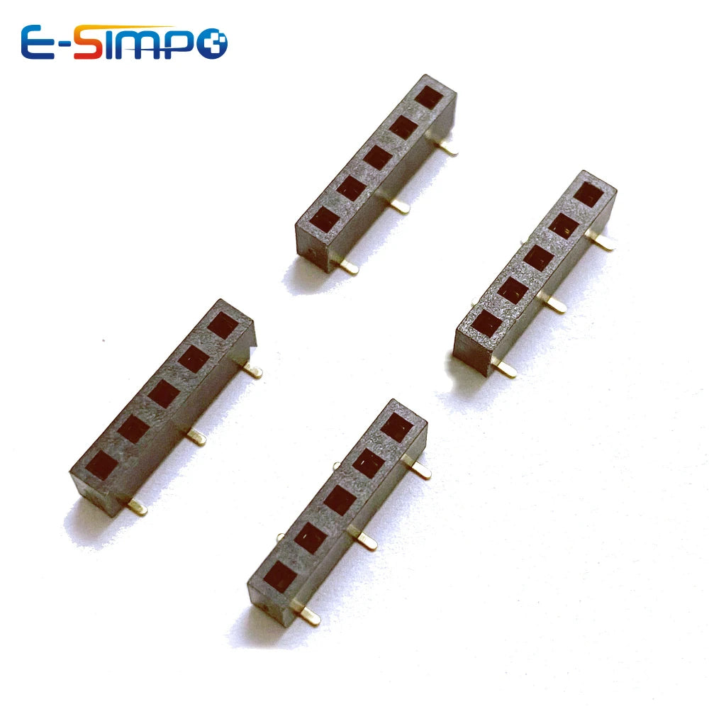 20pcs 2.54mm SMD Stackable 1x2/3/4/5P 6P 7P 8P 10P 20P-40P Short Low Profile PH3.5 Single Row Rohs SMT Female Header Connector