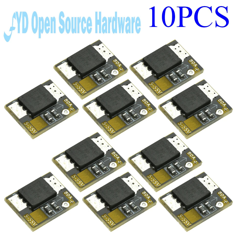 1-50PCS Mini High Power MOSFET PWM Switch Module 0-60V 35A Continuous 80A Surge for Motor LED Arduino Control