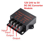 12V 24V to 5V 5A 10A 15A DC DC Converter Step Down Voltage Regulator Buck Converter Car Power Supply Transformer Module