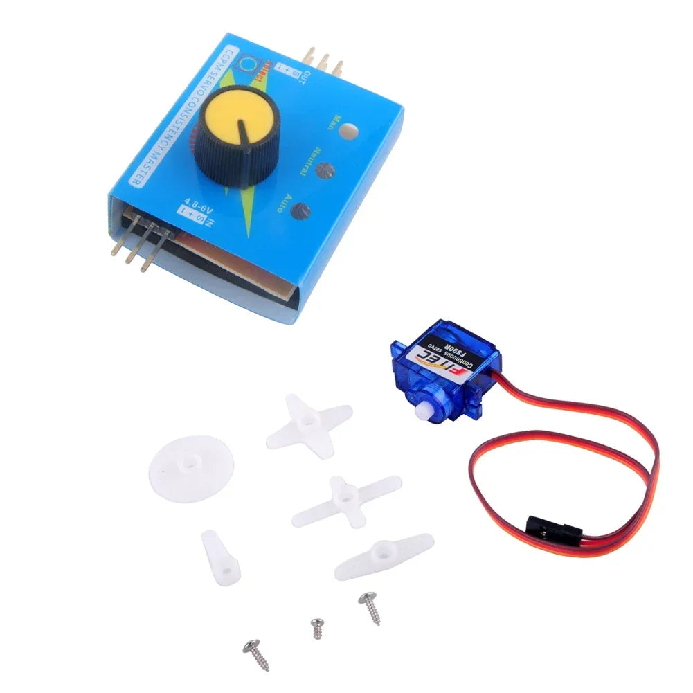 Feetech FS90R RC Servo 1.5KG 4.8-6V 360 Degree Continuous Rotation Micro Motor Wheel for Smart Robot Microbit RC Car Boat Drones