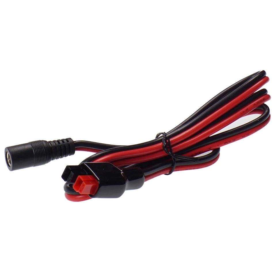 1m 14AWG cable 5.5mm x 2.1mm female DC to Anderson Connector Solar Charging Power Plug  For Portable Generator Solar Panel