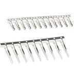 50PCS Dupont Connector Crimping Terminal Male And Female Pins for 2.54mm Dupont Housing Connectors