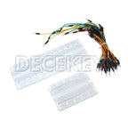 MB-102 Breadboard 400 830 Points Solderless PCB Bread Board Jumper Wire Cable Prototype Board DIY for Arduino Kit
