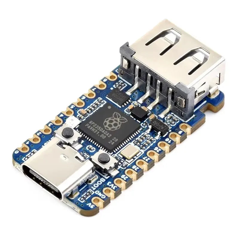 Waveshare RP2350 USB A Development Board Raspberry Pi Pico 2 USB Type-A/C 2.0/1.1 Transmission RP2350 Zero
