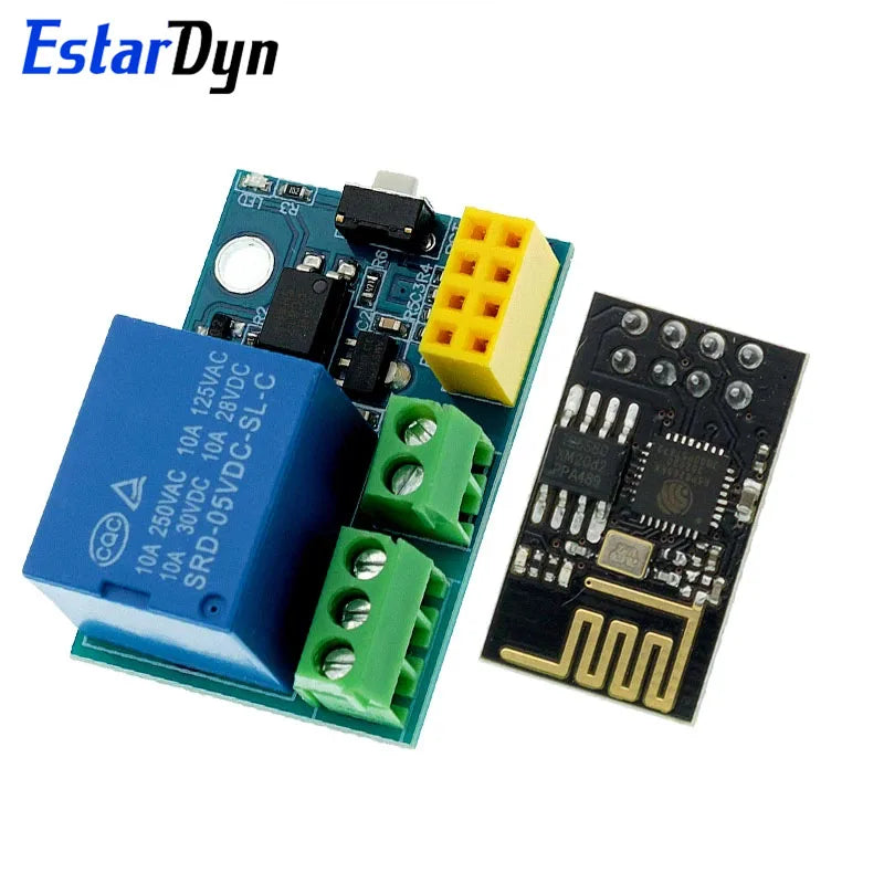 Estardyn ESP8266 ESP-01 ESP-01S 5V WiFi Relay  Things Smart Home Remote Control Switch  Phone APP Wireless WIFI For