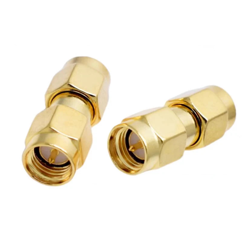 5/20/100PCS SMA Male to SMA Male Plug in Series RF Coaxial Adapter Connector