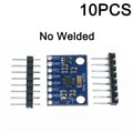 10PCS MPU-6050 6DOF 3-Axis Accelerometer Gyroscope Module GY-521 for Arduino IMU Sensor I2C DIY Robotics UAV Stabilization