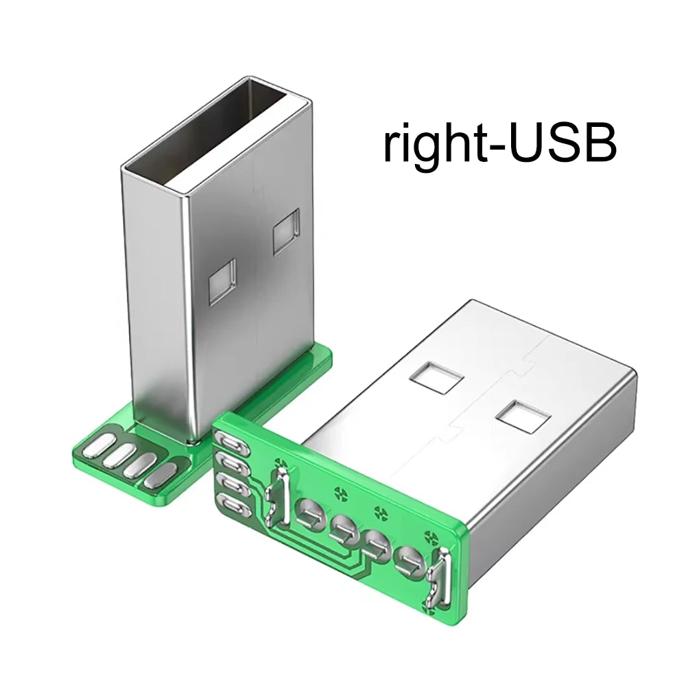 MICRO Type-C 5Pin USB To DIP PCB Converter Adapter 90 Degree Right Angle Breakout Board Repair Welding Socket Connector Port